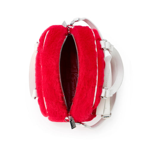 Von Dutch Red Furry Bowling Bag