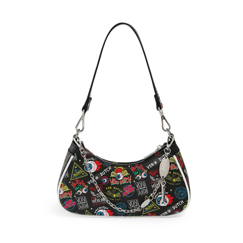Von Dutch Black Jax Shoulder Bag