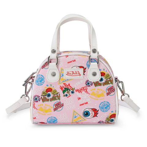 Von Dutch Jax Bowling Bag - Light Pink