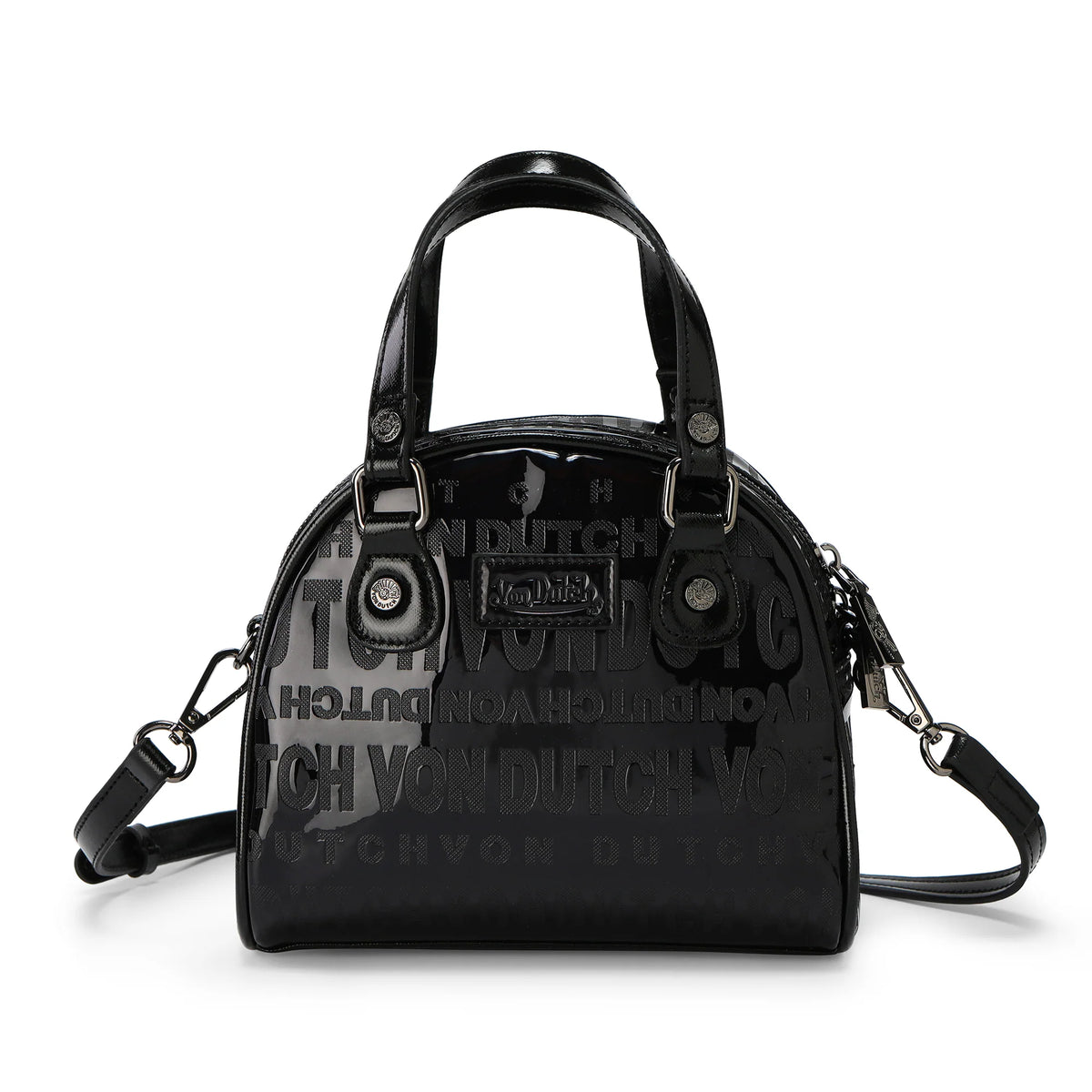 Von Dutch Black Onyx Reflective Bowling Bag