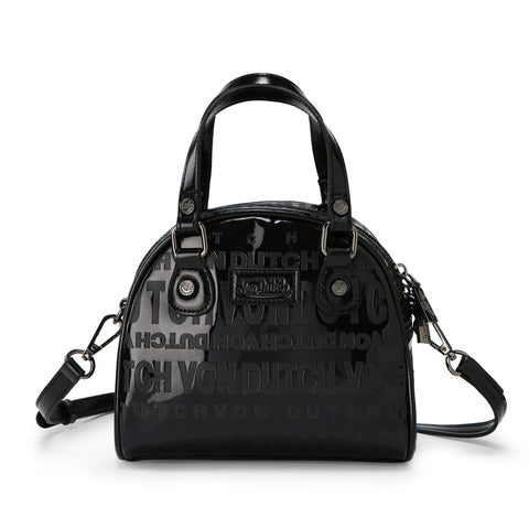 Von Dutch Black Onyx Reflective Bowling Bag