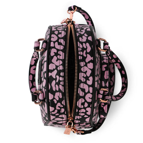 Von Dutch Cheetah Pink Bowling Bag