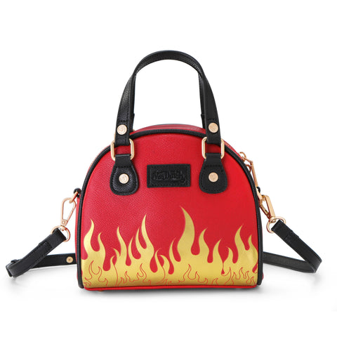 Von Dutch Red Flames Bowling Bag