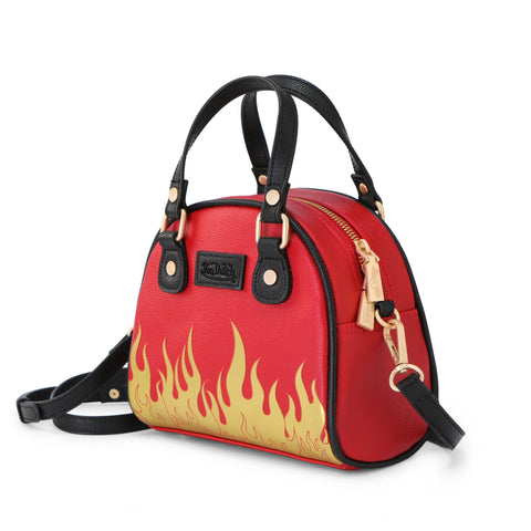 Von Dutch Red Flames Bowling Bag