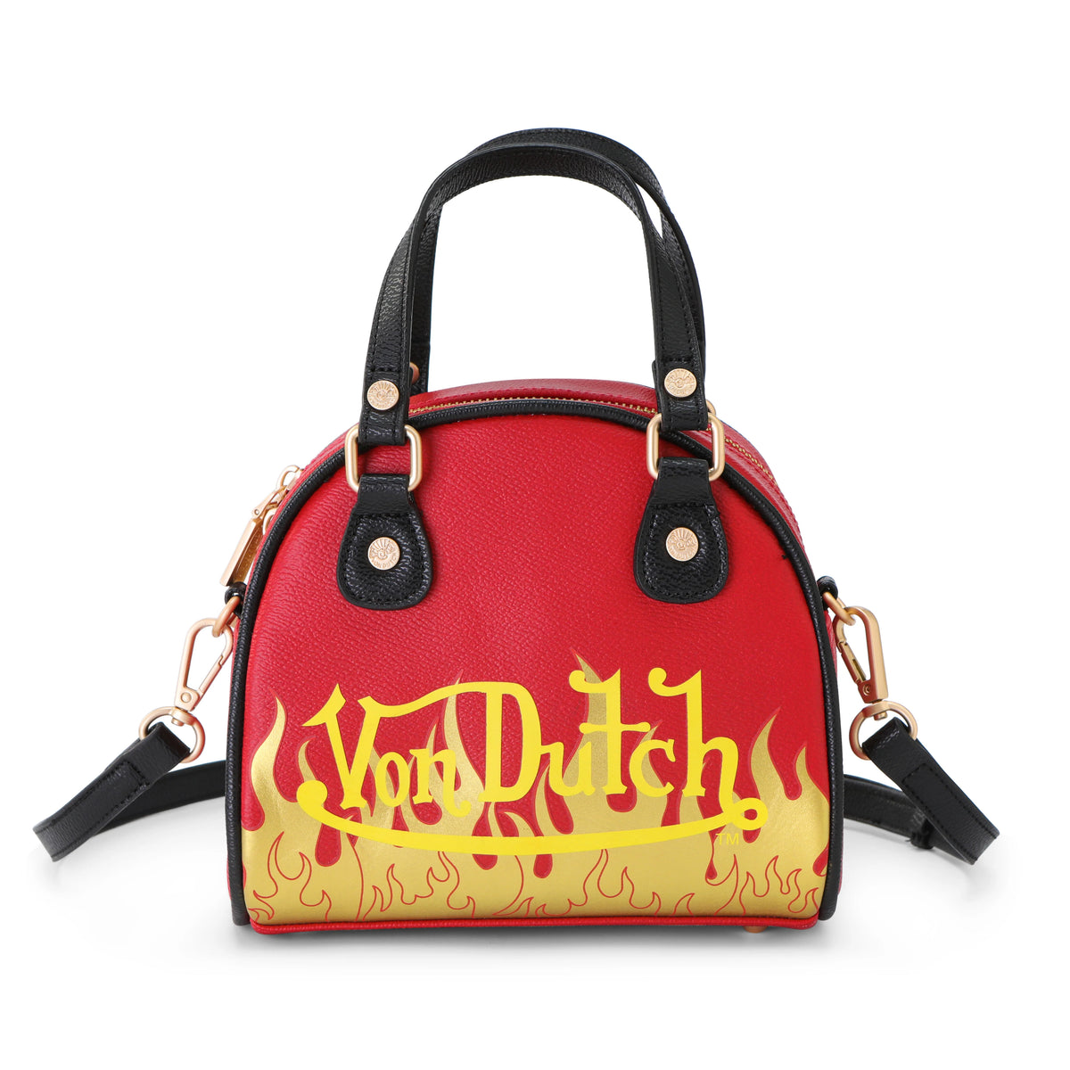 Von Dutch Red Flames Bowling Bag
