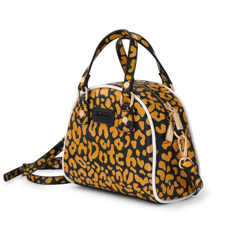 Von Dutch Cheetah Orange Bowling Bag