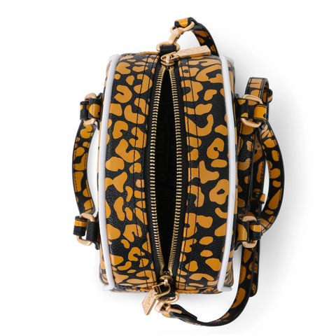 Von Dutch Cheetah Orange Bowling Bag