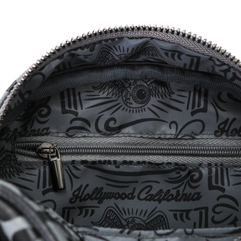 Von Dutch Cheetah Grey Bowling Bag
