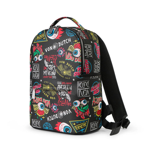 Von Dutch Small Sized Black Jax Backpack