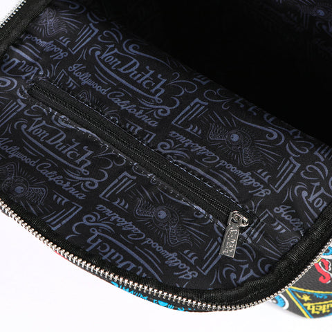 Von Dutch Small Sized Black Jax Backpack