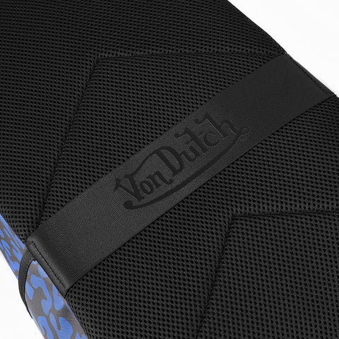 Von Dutch Medium Sized Blue Cheetah Backpack