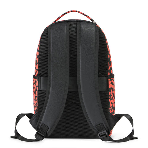 Von Dutch Medium Sized Orange Cheetah Backpack