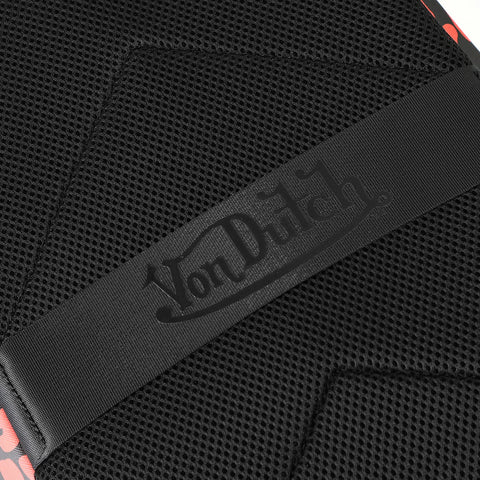 Von Dutch Medium Sized Orange Cheetah Backpack