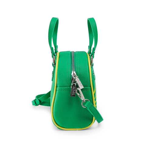 Von Dutch Green & Yellow Two-Tone Bowling Bag