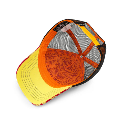Von Dutch Red Flames Trucker Hat