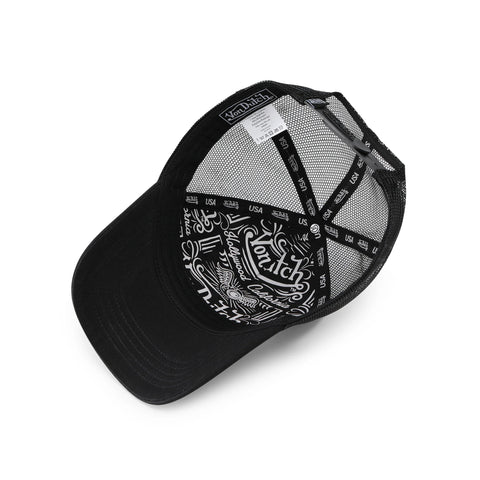 Von Dutch Rainbow Embroidered Logo Trucker Hat