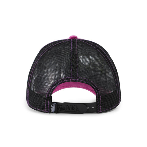 Von Dutch Purple Lime Velvet Crush Trucker Hat