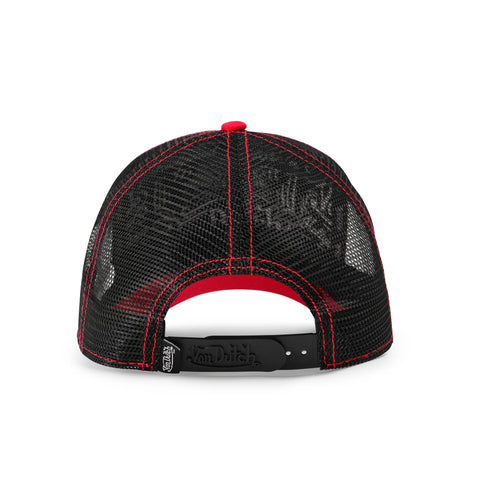 Von Dutch Red, Off-White & Black Trucker Hat