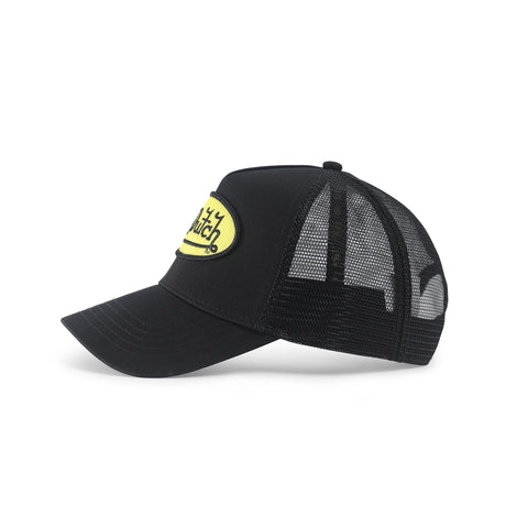 Von Dutch Black & Yellow Trucker Hat