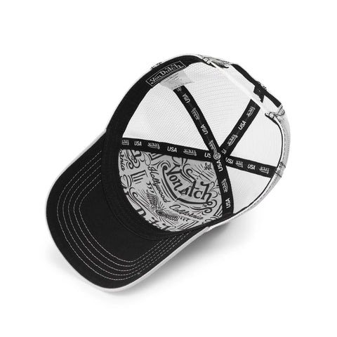 Von Dutch Navy with Silver Trucker Hat