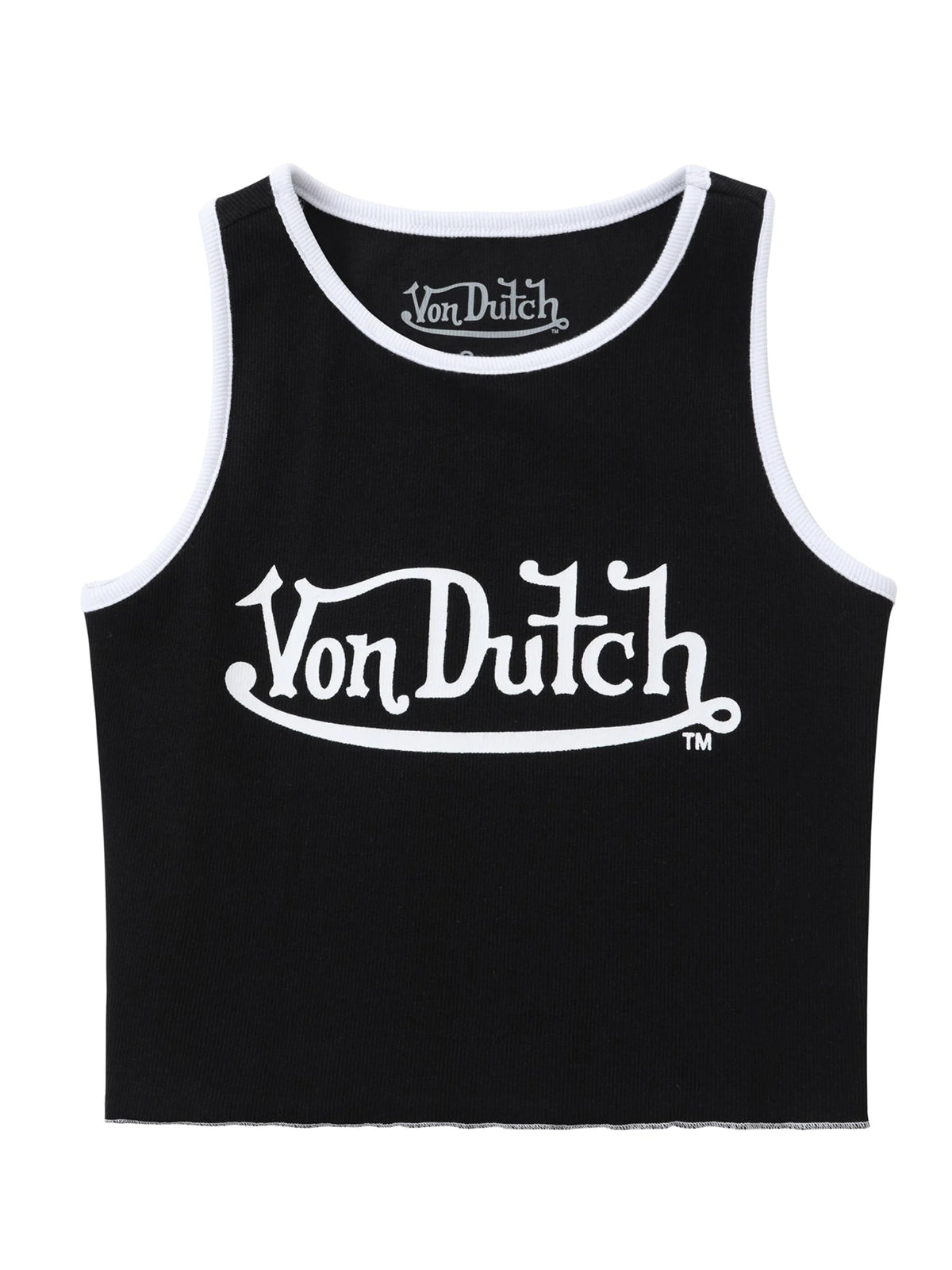 Von Dutch Women's Ribbed Crop Tanks