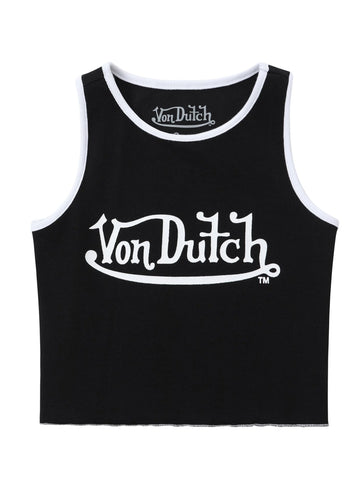 Von Dutch Women's Ribbed Crop Tanks