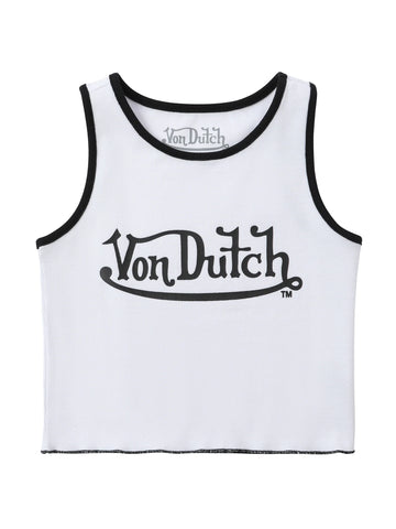 Von Dutch Women's Ribbed Crop Tanks