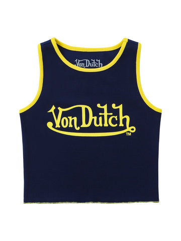 Von Dutch Women's Ribbed Crop Tanks