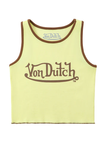 Von Dutch Women's Ribbed Crop Tanks
