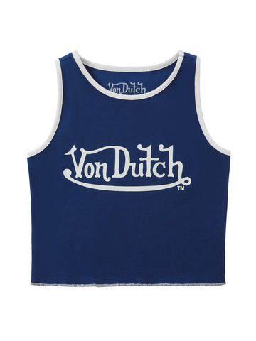 Von Dutch Women's Ribbed Crop Tanks