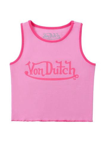 Von Dutch Women's Ribbed Crop Tanks