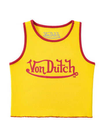 Von Dutch Women's Ribbed Crop Tanks