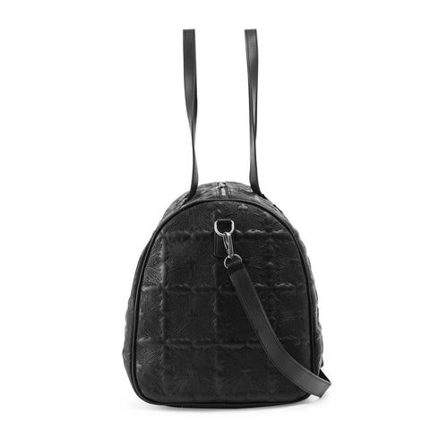 Von Dutch Embroidered Chopper Duffle Bag - Black