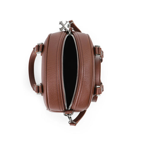 Von Dutch Chopper Cross Bowling Bag - Brown & Cream Orange