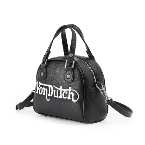 Von Dutch Chopper Cross Bowling Bag - Black & White