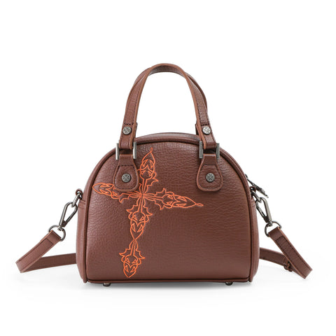 Von Dutch Chopper Cross Bowling Bag - Brown & Orange