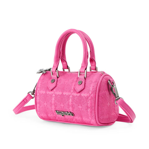 Von Dutch Embroidered Chopper Hanna Bag - Hot Pink