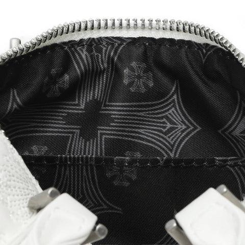 Von Dutch Embroidered Chopper Hanna Bag - White