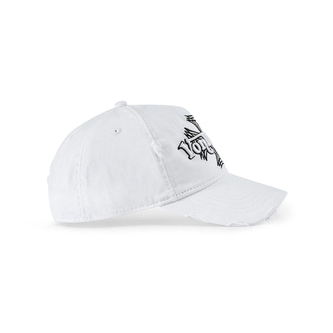 Von Dutch MotoCross Strapback Hat - White