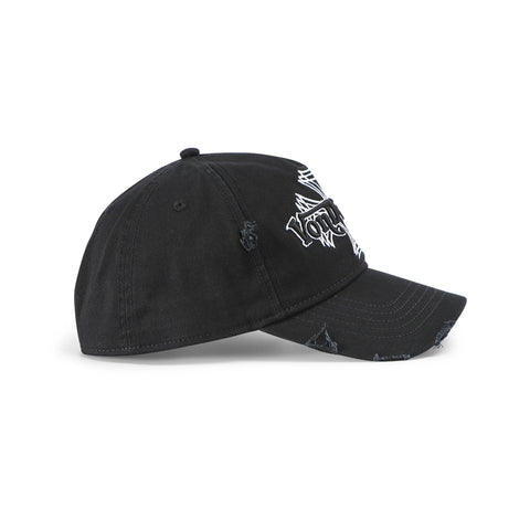 Von Dutch MotoCross Strapback Hat - Black & White