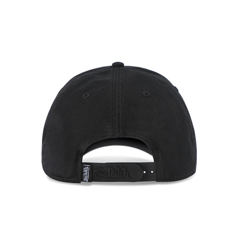 Von Dutch MotoCross Strapback Hat - Black & Red