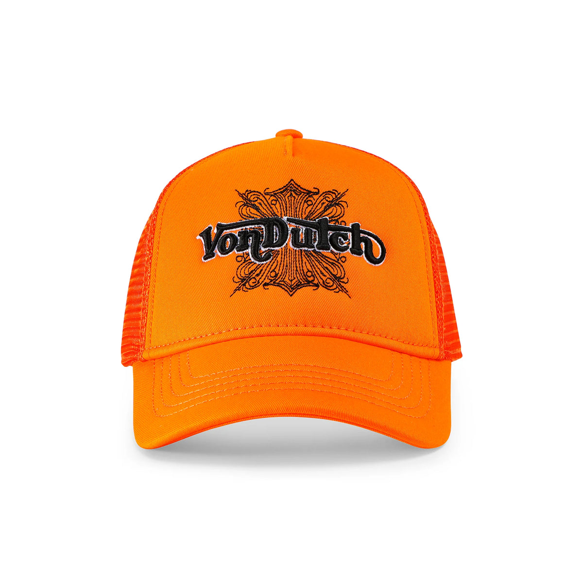 Von Dutch Foam Chopper Trucker Hat - Orange