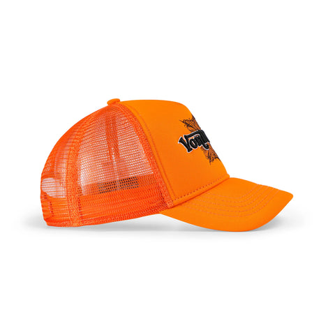 Von Dutch Foam Chopper Trucker Hat - Orange