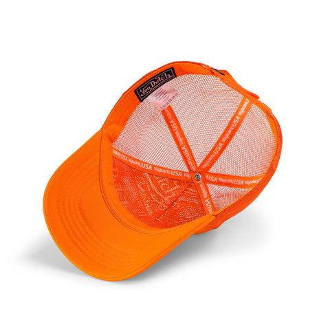 Von Dutch Foam Chopper Trucker Hat - Orange