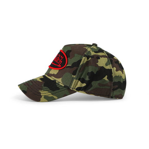 Von Dutch Classic Snapback Hat - Green Camo