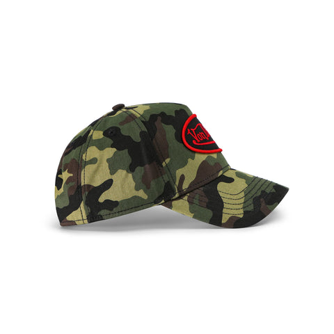 Von Dutch Classic Snapback Hat - Green Camo