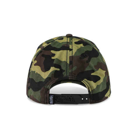 Von Dutch Classic Snapback Hat - Green Camo