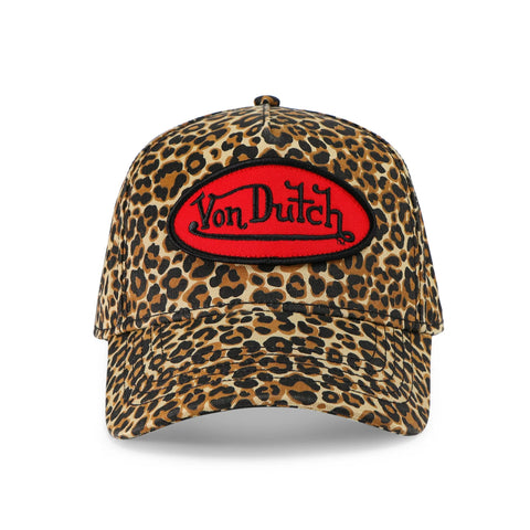 Von Dutch Classic Snapback Hat - Leopard