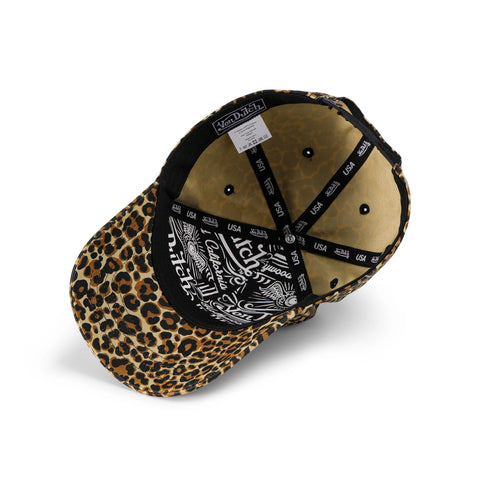 Von Dutch Classic Snapback Hat - Leopard