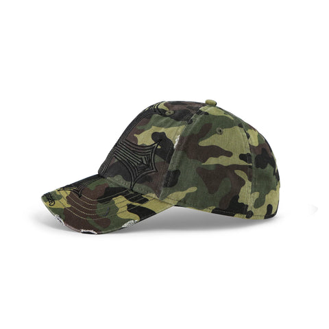 Von Dutch Denim Lowrider Strapback Hat - Camo